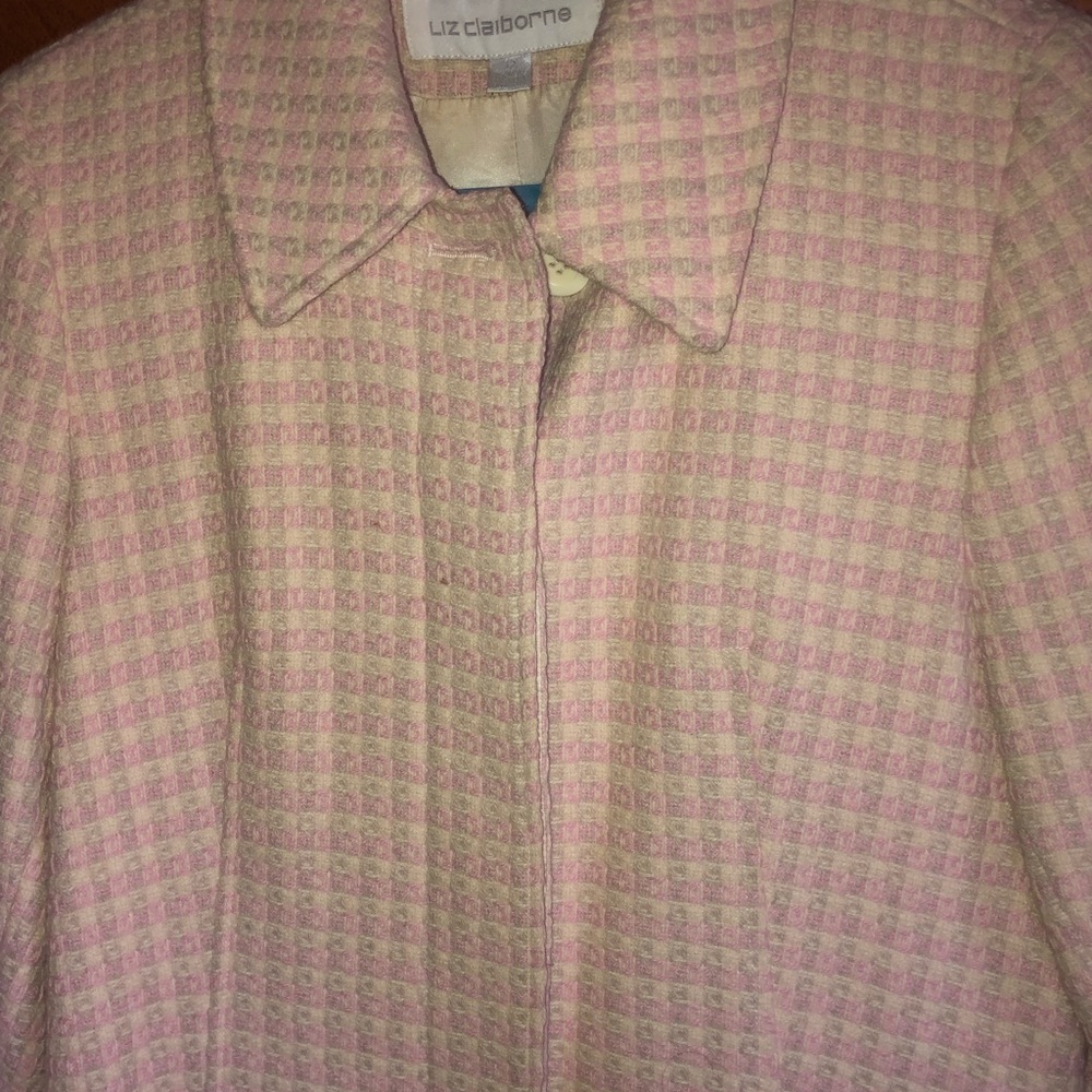 Liz Claiborne Wool Blend Dress Coat